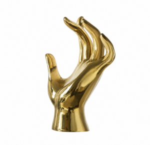 Muse Brass Hand Scultpure