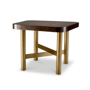 Salone Maple Brushed Brass Sidetable