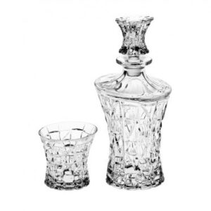 Avant Garde Crystal Decanter Set