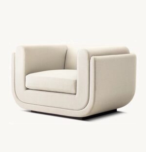 Pierson Cream Linen Sofa