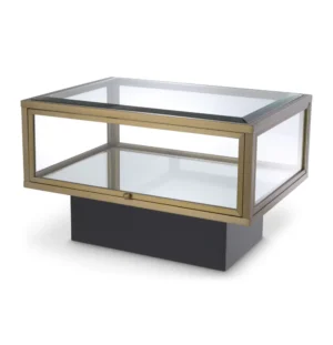 Toronto Brushed Brass Display Sidetable