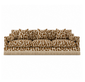 Orlando Nimbus Velvet Fringe Sofa