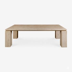 Travella Travertine Brass Dining Table 250cm