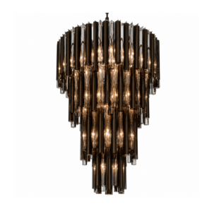 Jewel Crystal Bronze Chandelier