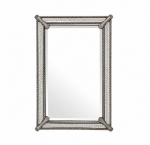 Cabarita Antique Nickel Glass Mirror
