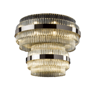 Libertine Crystal Nickel Chandelier