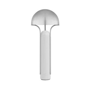 Modern stainless steel outdoor bollard light