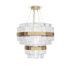 Libertine Brass Crystal Chandelier