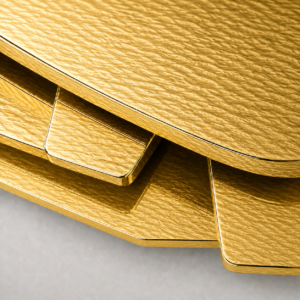 Polished Brass Rippled