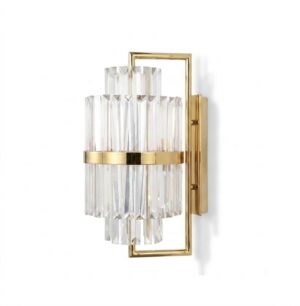 Libertine Crystal Brass Tier Wall Light