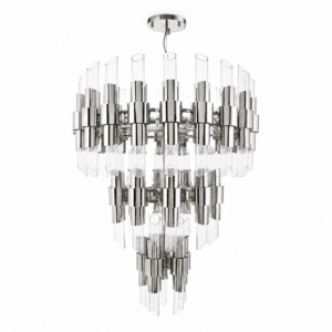 Osiris Nickel Crystal Large Chandelier
