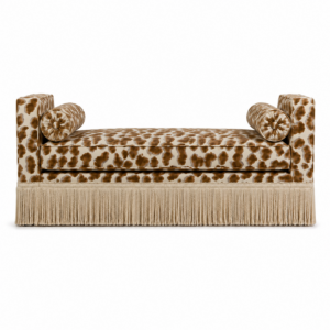 Orlando Nimbus Velvet Fringe Bench