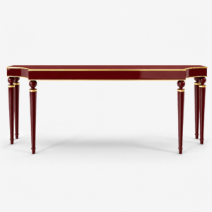 Orient Rouge Lacquer Gold Console
