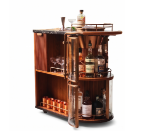 Sheridan Marble Brass Cocktail Restaurant Trolley