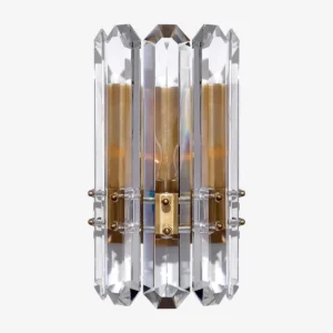 Fontelle Crystal Brass Wall Light