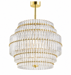 Brando Crystal Gold Chandelier