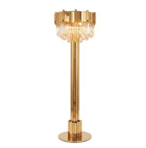 Waterford Gold Crystal Floor Lamp