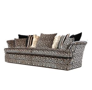 Sovereign Gold Jacquard Sofa 262cm