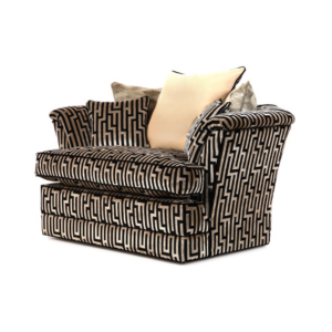Sovereign Gold Jacquard Sofa