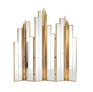 Empire Mirror Gold Dressing Screen