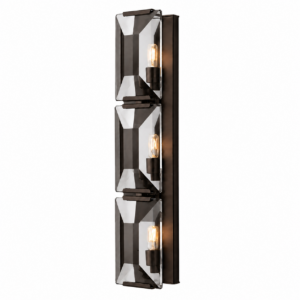 Harlow Bronze Crystal Wall Light