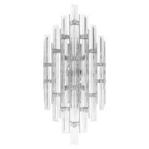 Vannini Crystal Nickel Wall Light