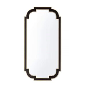 Giulietta Black Lacquer Brass Mirror 200cm