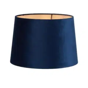 Regency Velvet Drum Lamp Shade Large Navy