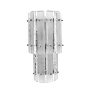 Aspen Frosted Glass Nickel Wall Light