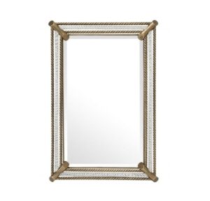 Cabarita Antique Brass Glass Mirror