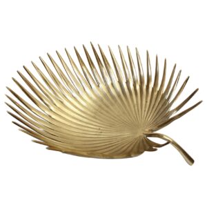 Foliage Antique Brass Large Bowl