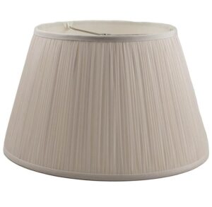 Roche Cream Silk Brass Lamp Shade