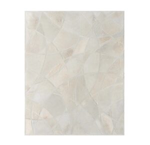 Amara Ivory Cream Cowhide Rug