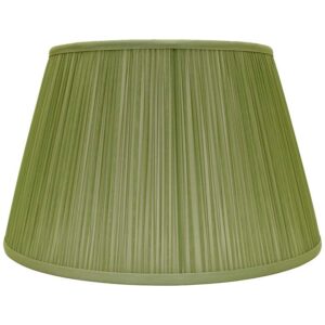 Roche Green Silk Brass Lamp Shade
