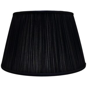 Roche Black Silk Brass Lamp Shade