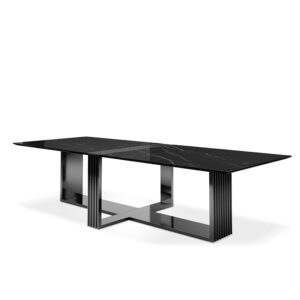 Vanguard Nero Marble Black Dining Table