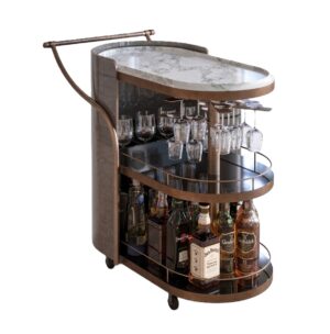Carver Marble Brass Restaurant Trolley
