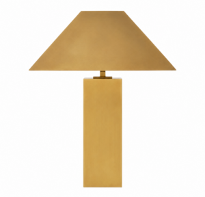 Milan Brass Lamp with Brass Shade 75cm