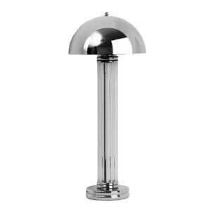Premier Crystal Nickel Floor Lamp with Nickel Shade