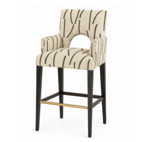 Orlando Bejuco Linen Counter Stool