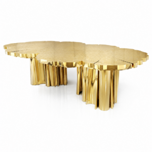 Fortuna Gold Dining Table 350cm