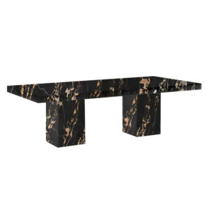 Italia Nero Portoro Marble Dining Table 250cm
