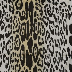 Leopard Beige Jacquard Velvet