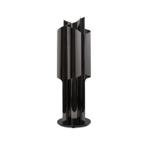 Cyrus Black Nickel Lamp with Black Shade