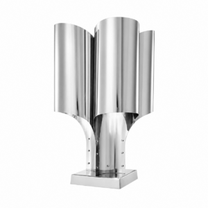 Aero Chrome Lamp with Nickel Shade