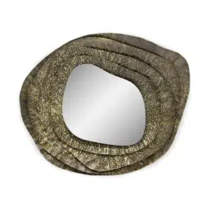 Montpelier Antique Brass Round Mirror