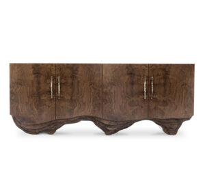 Aspen Walnut Brass Buffet 220cm