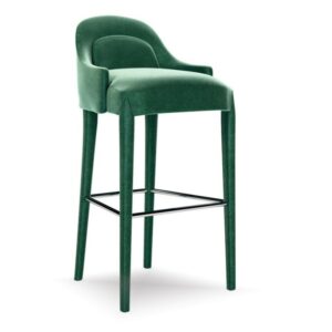 Kingston Green Velvet Counter Stool