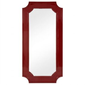 Orient Rouge Lacquer Floor Mirror 200cm