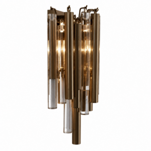 Jewel Crystal Bronze Wall Light